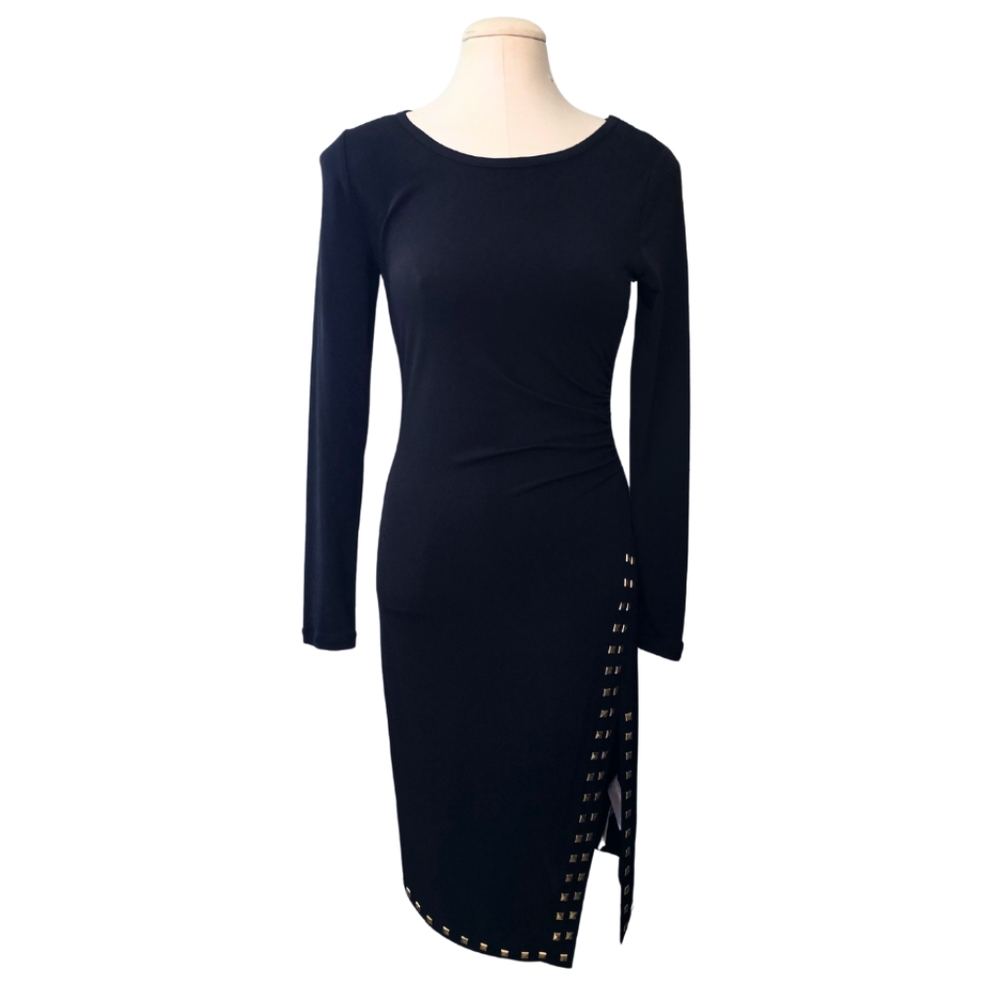 MICHAEL Michael Kors Black Studded Dress Small NWT